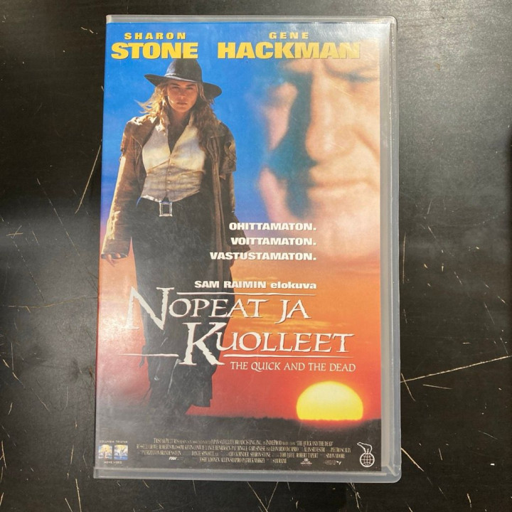 Nopeat ja kuolleet VHS (VG+/M-) -western-